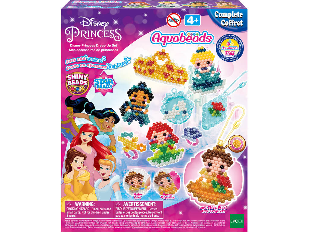 Aquabeads Principesse Disney Set di vestiti Epoch Para Imaginar 31997