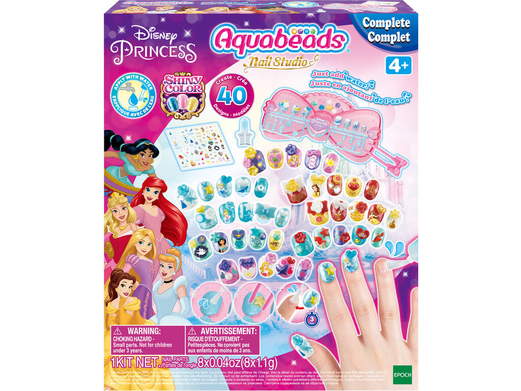 Aquabeads Studio di Manicure Principesse Disney Epoch Per Immaginare 35006