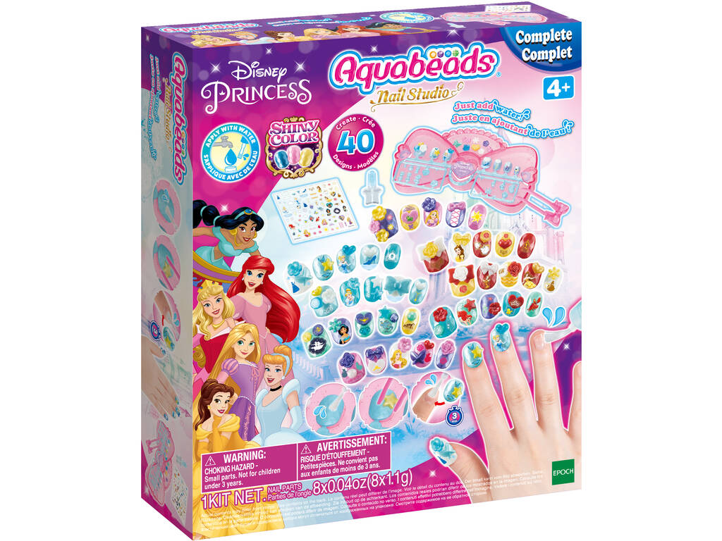 Aquabeads Studio di Manicure Principesse Disney Epoch Per Immaginare 35006