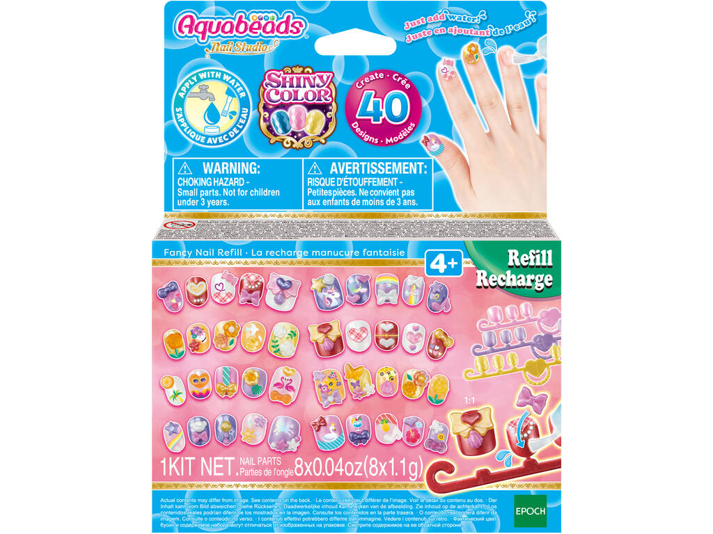 Aquabeads Epoch Fantasy Nail Art Set de remplacement pour Imagination 35007