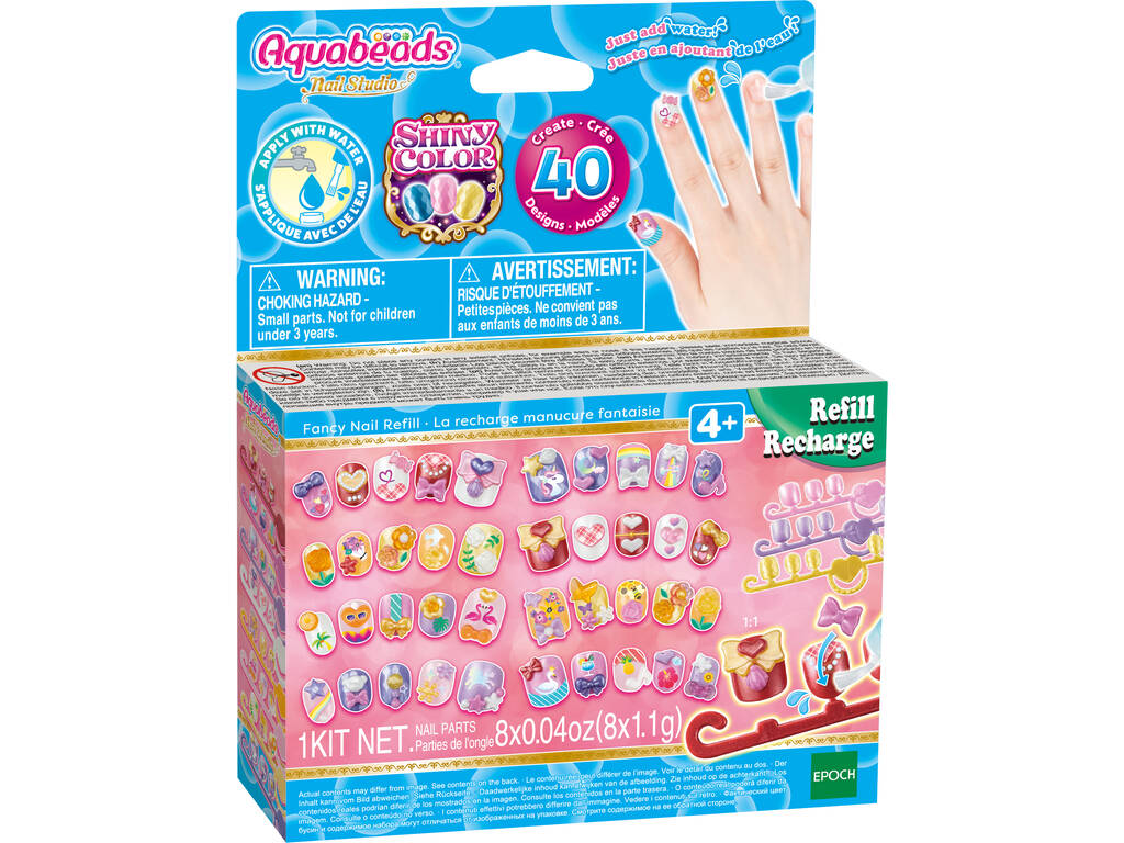 Aquabeads Epoch Fantasy Nail Art Set de remplacement pour Imagination 35007