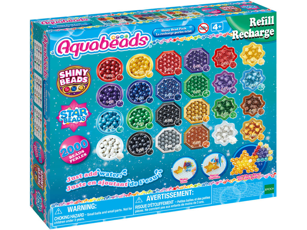Aquabeads Pack di perline brillanti Epoch Para Imaginar 31995