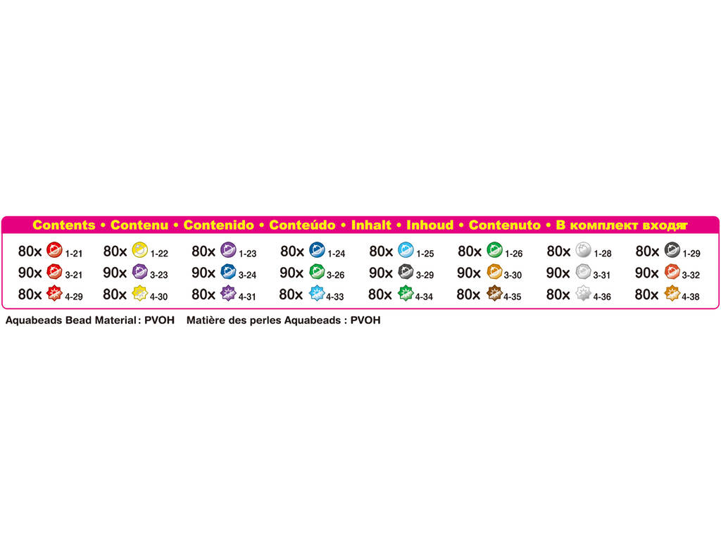 Aquabeads Pack di perline brillanti Epoch Para Imaginar 31995