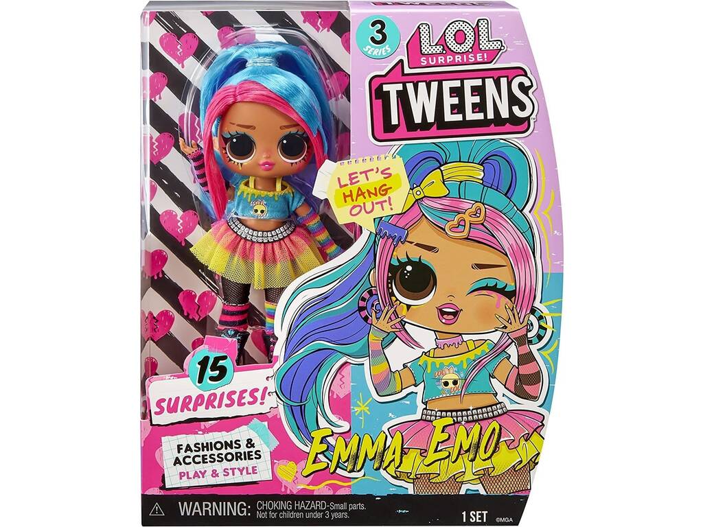 LOL Surprise Tweens Serie 3 Bambola Emma Emo MGA 584070