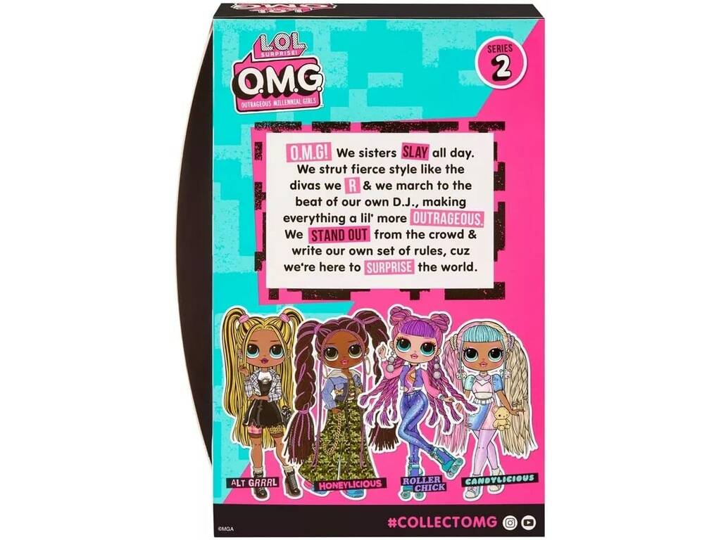 LOL Surprise OMG Série 2 Poupée Honeylicious MGA 586142