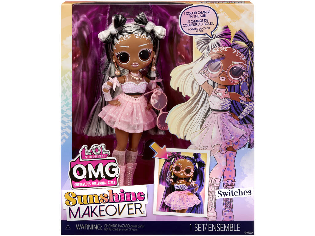 LOL Surprise OMG Sunshine Makeover Bambola Switches MGA 589440