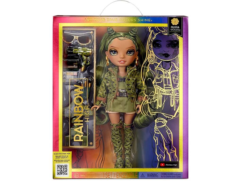 Rainbow High Serie 5 Bambola Olivia Woods MGA 583141