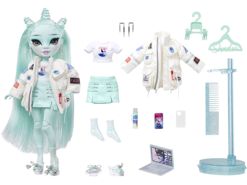 Rainbow High Shadow High Series 2 Zoey Electra Green Doll MGA 583035