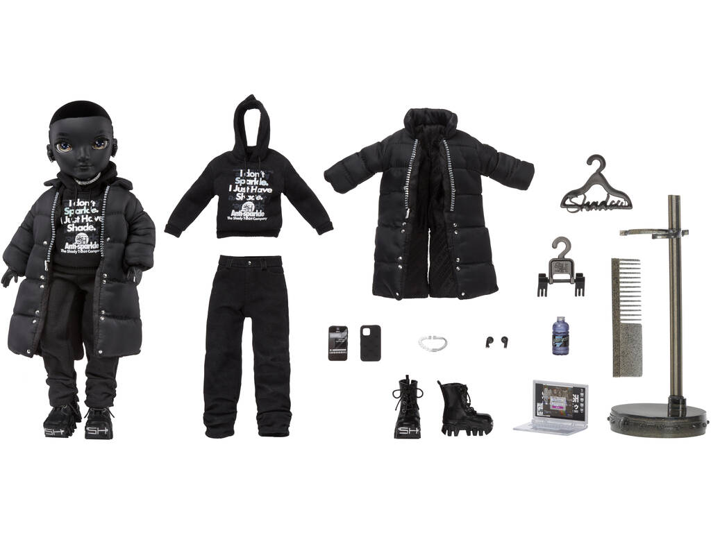 Rainbow High Shadow High Series 2 Rexx Mcqueen Black Doll MGA 583080
