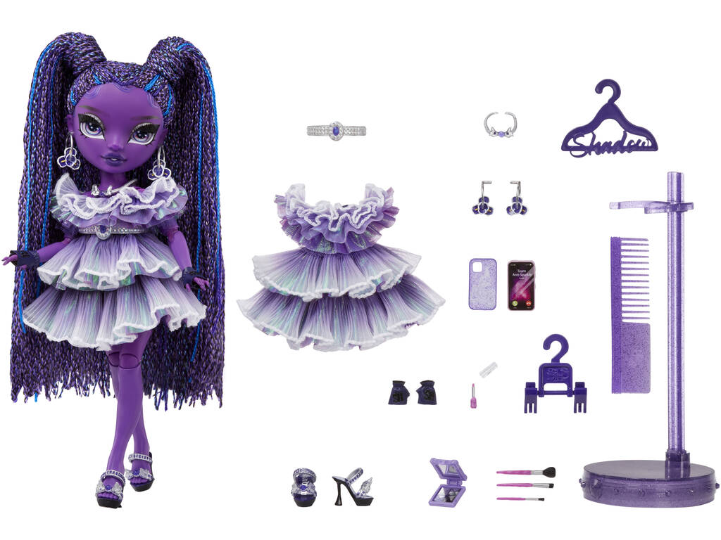 Muñeca Rainbow High Shadow High Serie 2 Monique Verbena Dk Purple MGA 583059