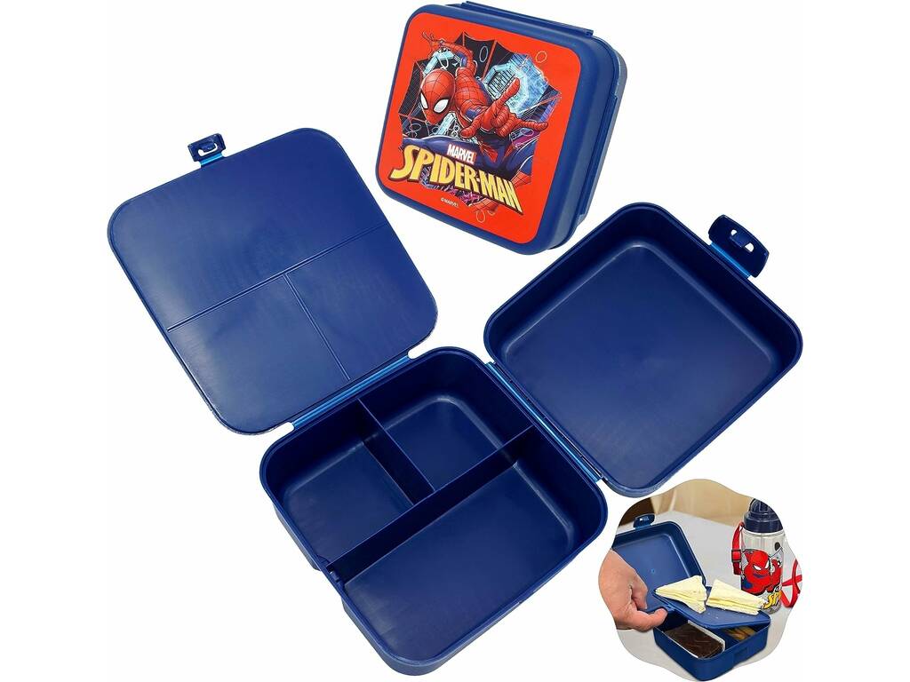 Spiderman Tostapane con scompartimenti di Kids Licensing 840418