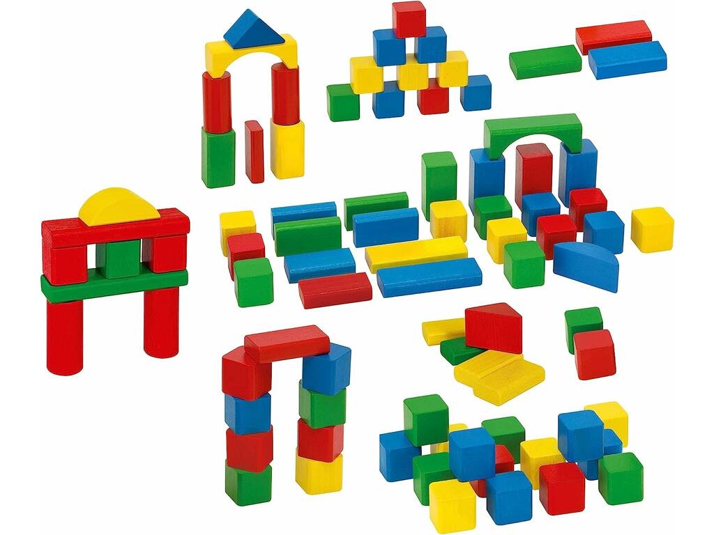 Simba Blocs cubiques en bois assortis 1000002065