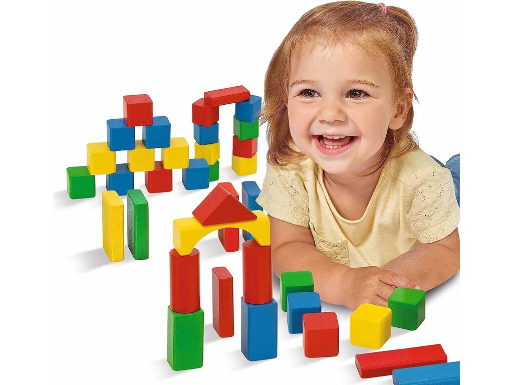 Simba Blocs cubiques en bois assortis 1000002065
