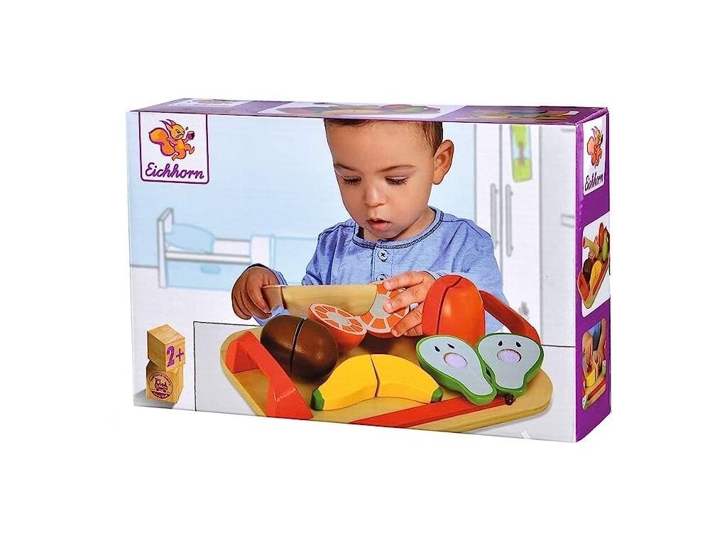 Tagliere di legno Frutta,12 pezzi di Simba 100003721
