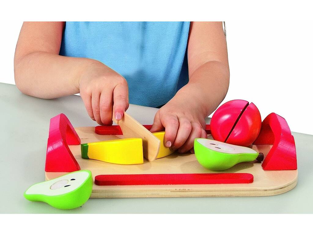Tagliere di legno Frutta,12 pezzi di Simba 100003721