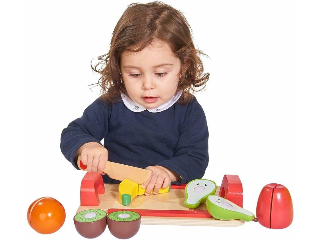 Tagliere di legno Frutta,12 pezzi di Simba 100003721