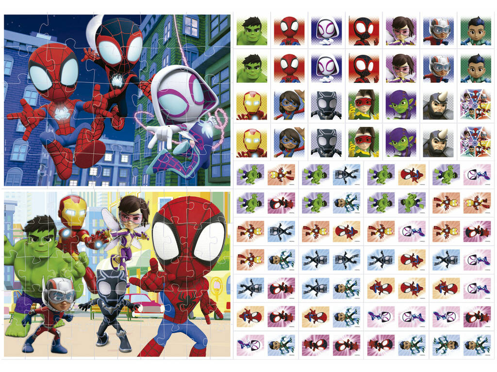 Superpack 4 en 1 Spidey & His Amazing Friends Educa 19682