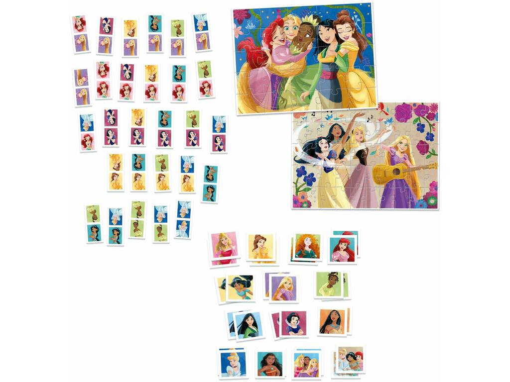 Superpack 4 In 1 Principesse Disney Educa 19683