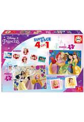 Superpack 4 en 1 Disney Princesses Educa 19683