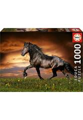 Puzzle 1000 Cheval au trot Educa 19555