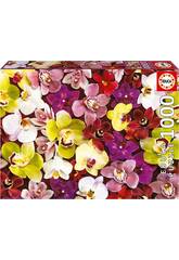 Puzzle 1000 Collage aus Orchideen Educa 19558
