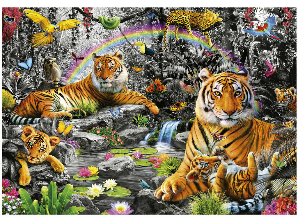 Puzzle 1500 Foresta radiante Educa 19563