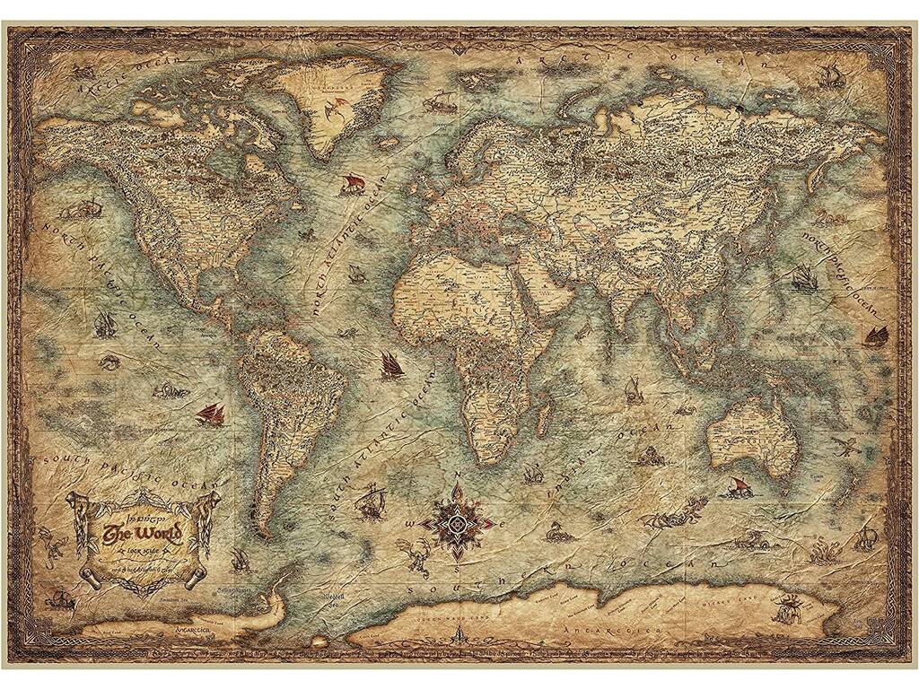 Puzzle 3000 Weltkarte Educa 19567