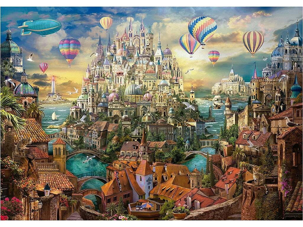 Puzzle 8000 Città dei sogni Educa 19570