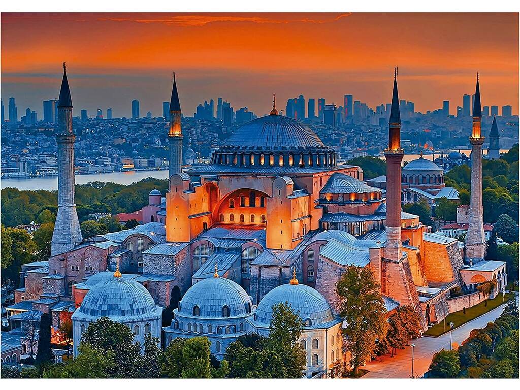Puzzle 1000 Mosquée bleue, Istanbul par Educa 19612