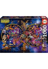Puzzle 1000 Constellations Neon Educatif 19561