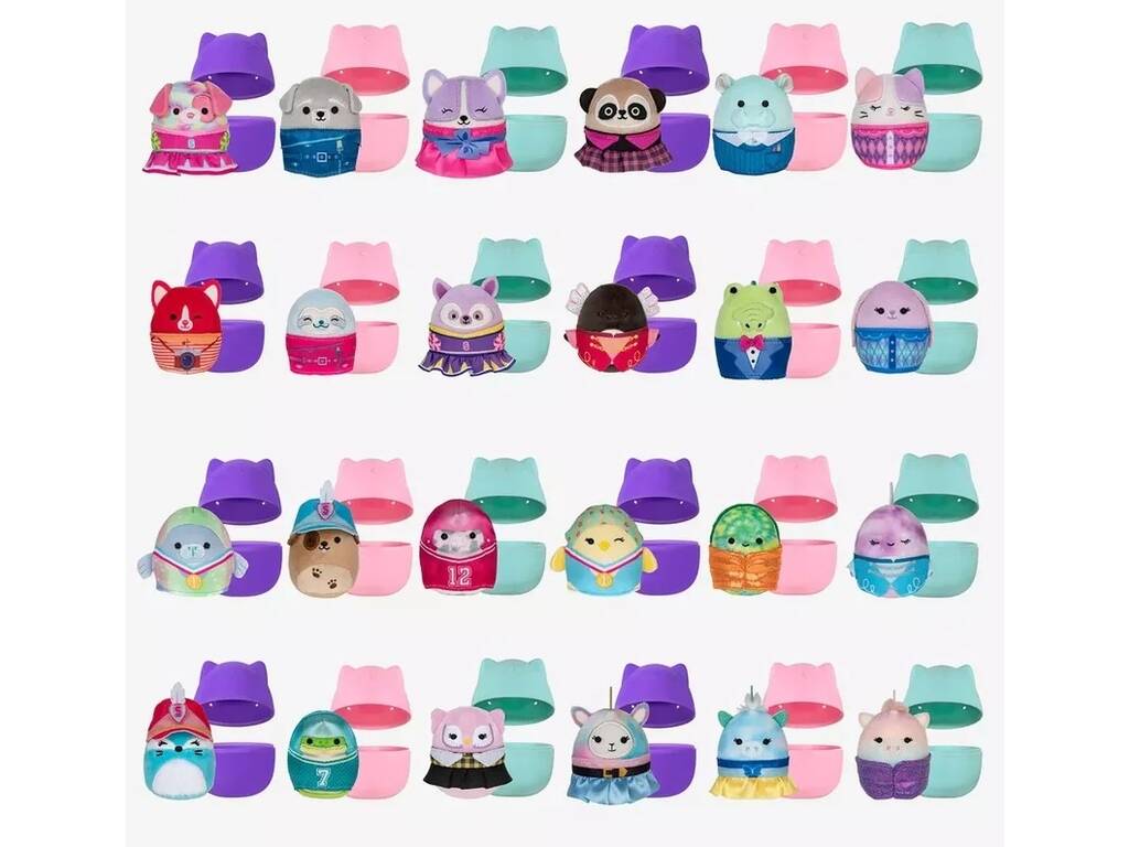 Oeuf surprise Squishmallows Squisville avec jouet en peluche et Accessoire Toy Partner SQM0168