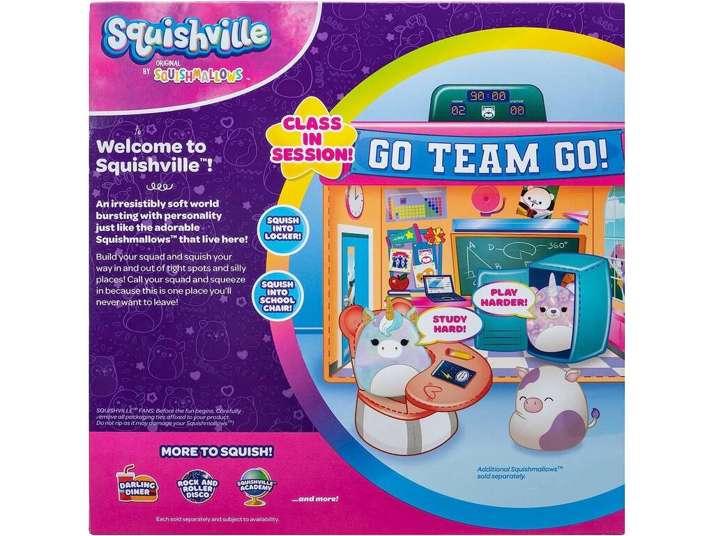 Squishmallows Squisville Squisville Playset Accademia Toy Partner SQM0325