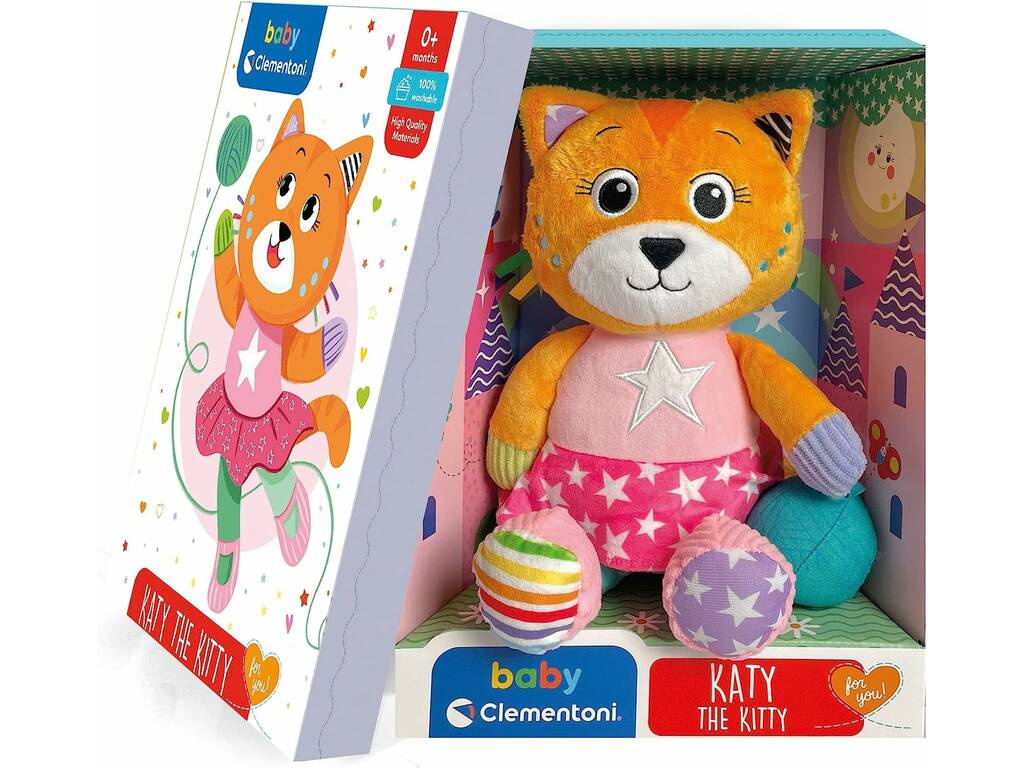 Peluche Katy La Gatita Clementoni 17762
