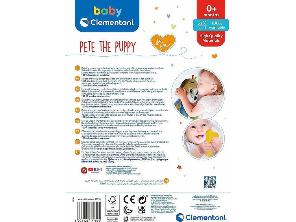 Peluche Pete El Cachorro Clementoni 17759