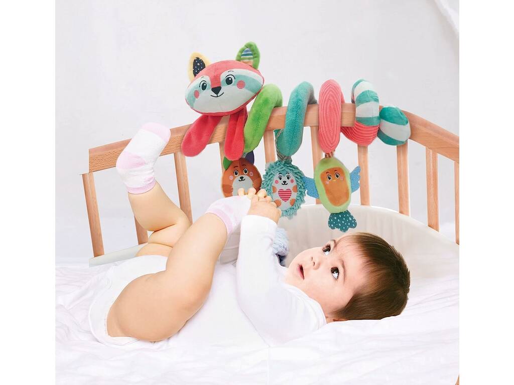 Peluche Spirale morbido di animali Clementoni 17799