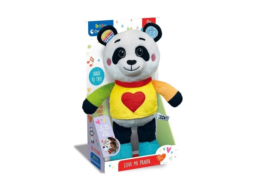 Peluche Love Me Panda Clementoni 17793