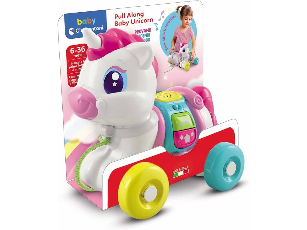 Clementoni Baby Unicorn Pink Crawler Clementoni 17813