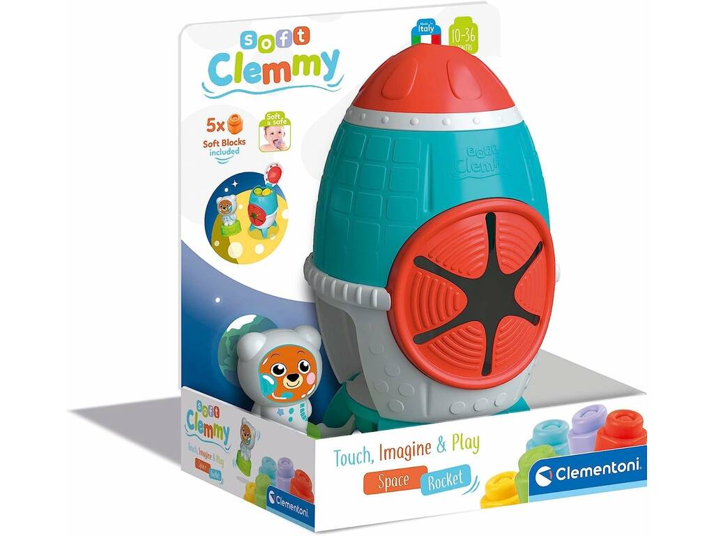 Soft Clemmy Sensory Rocket Clementoni 17806