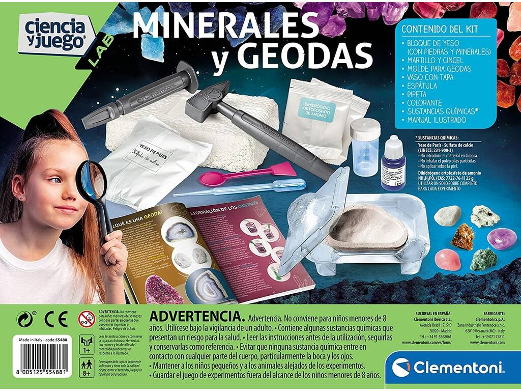 Minerali e geodi Clementoni 55488
