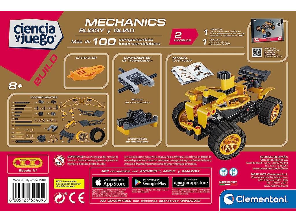 Mechanics Buggy and Quad di Clementoni 55489
