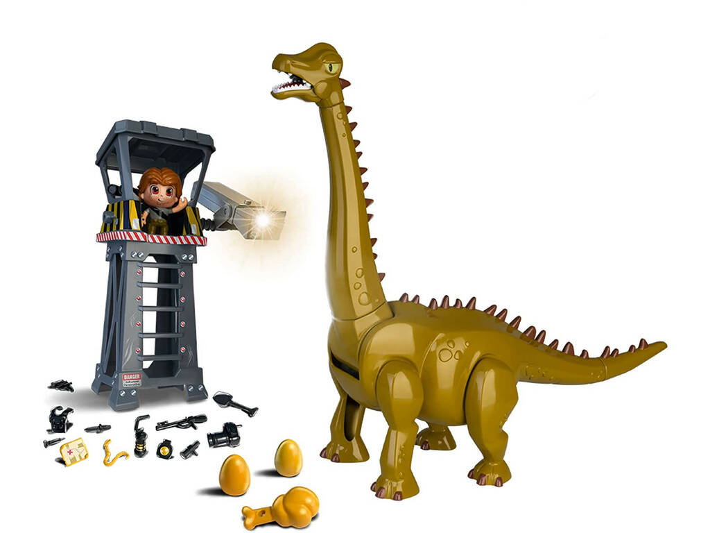 Pinypon Action Diplodocus e Torre di guardia Famosa PNC27000