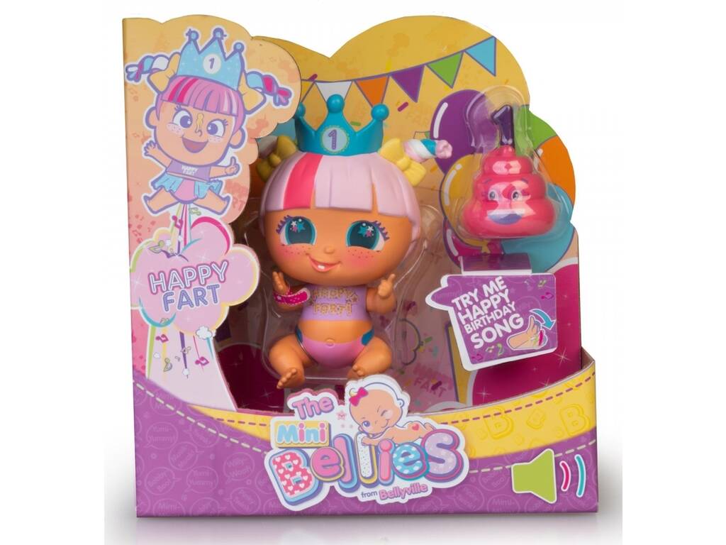 Les Mini Bellies Happy Fart Famosa BEE04000