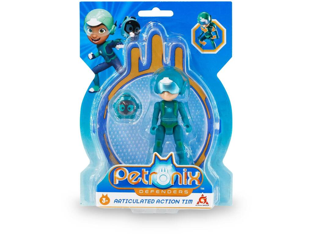 Petronix Defenders Figurine 7 cm. avec Sac à Dos Famosa PET00000 
