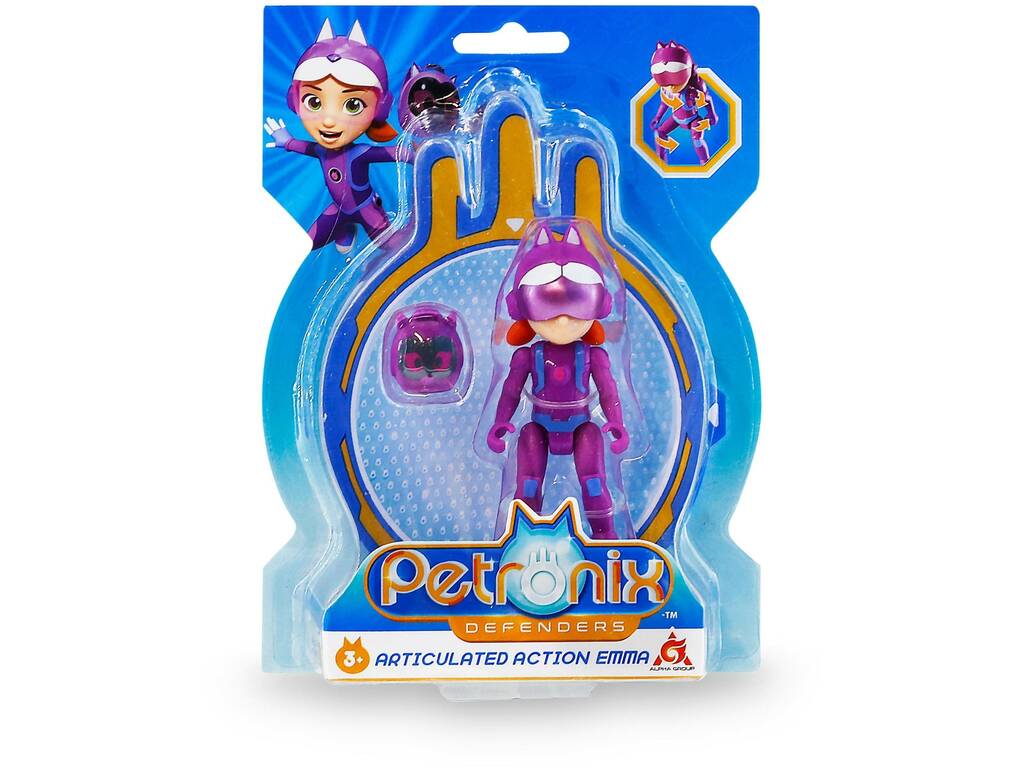Petronix Defenders Figurine 7 cm. avec Sac à Dos Famosa PET00000 