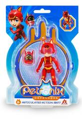 Petronix Defenders Figurine 7 cm. avec Sac à Dos Famosa PET00000 