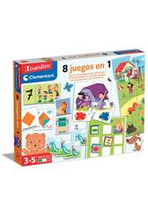 Jouer Apprendre 8 jeux en 1 Clementoni 65600