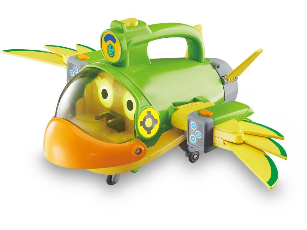 Petronix Defenders Veicolo trasformabile Deluxe e personaggio Famosa PET05000