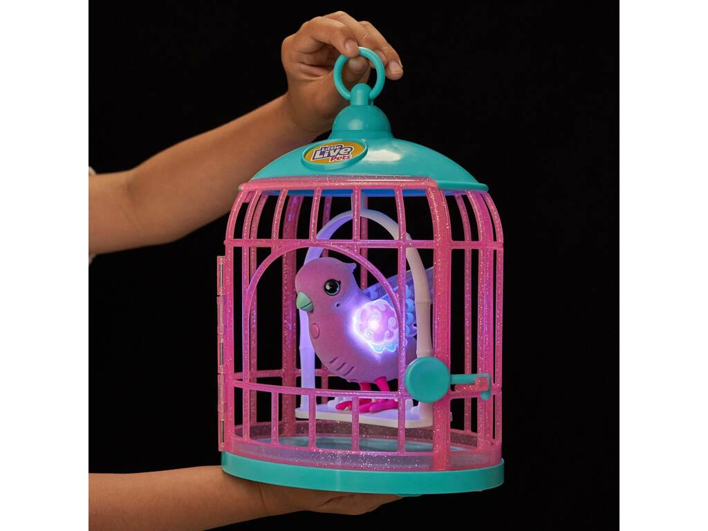 Little Live Pets Cage avec oiseau jacasseur Famosa LPB15000