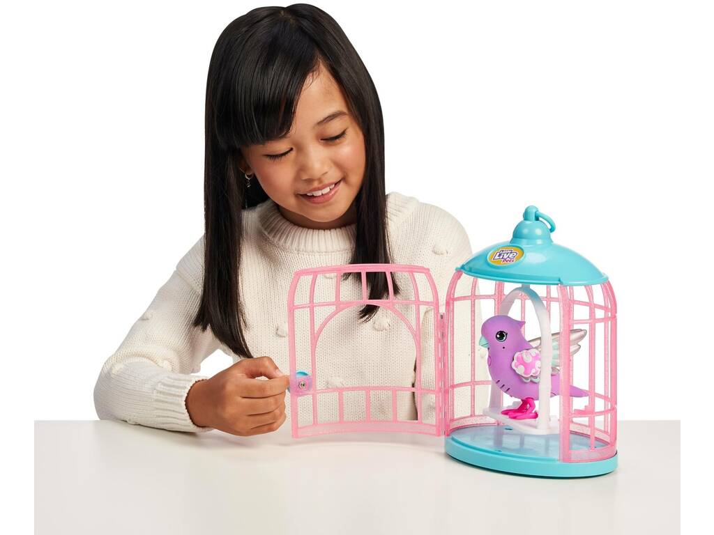 Little Live Pets Cage avec oiseau jacasseur Famosa LPB15000
