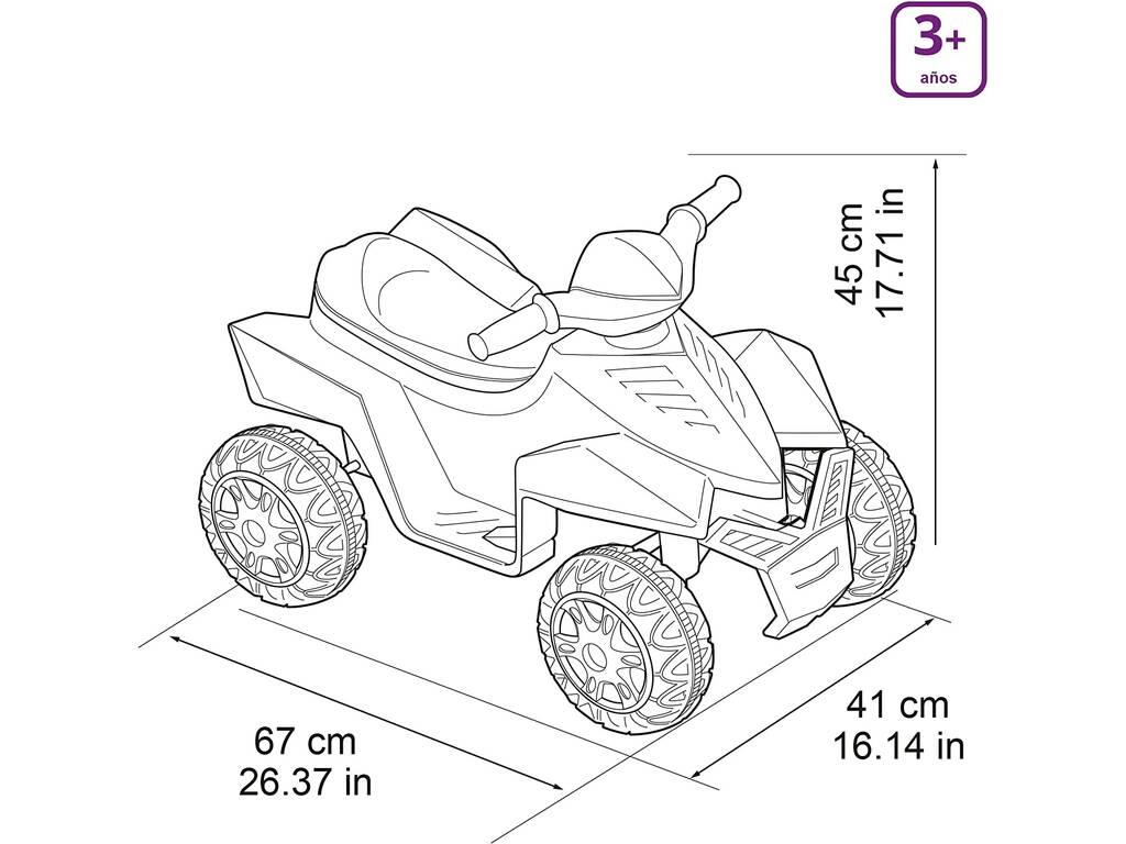 Feber Quad Bluey 6V Famosa FEQ06000